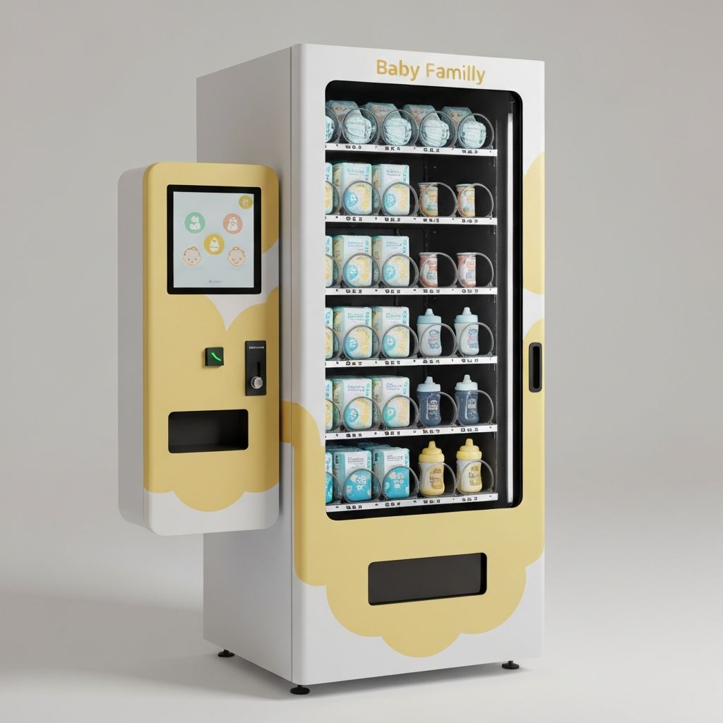 Baby Care Vending (Diapers, Wipes)